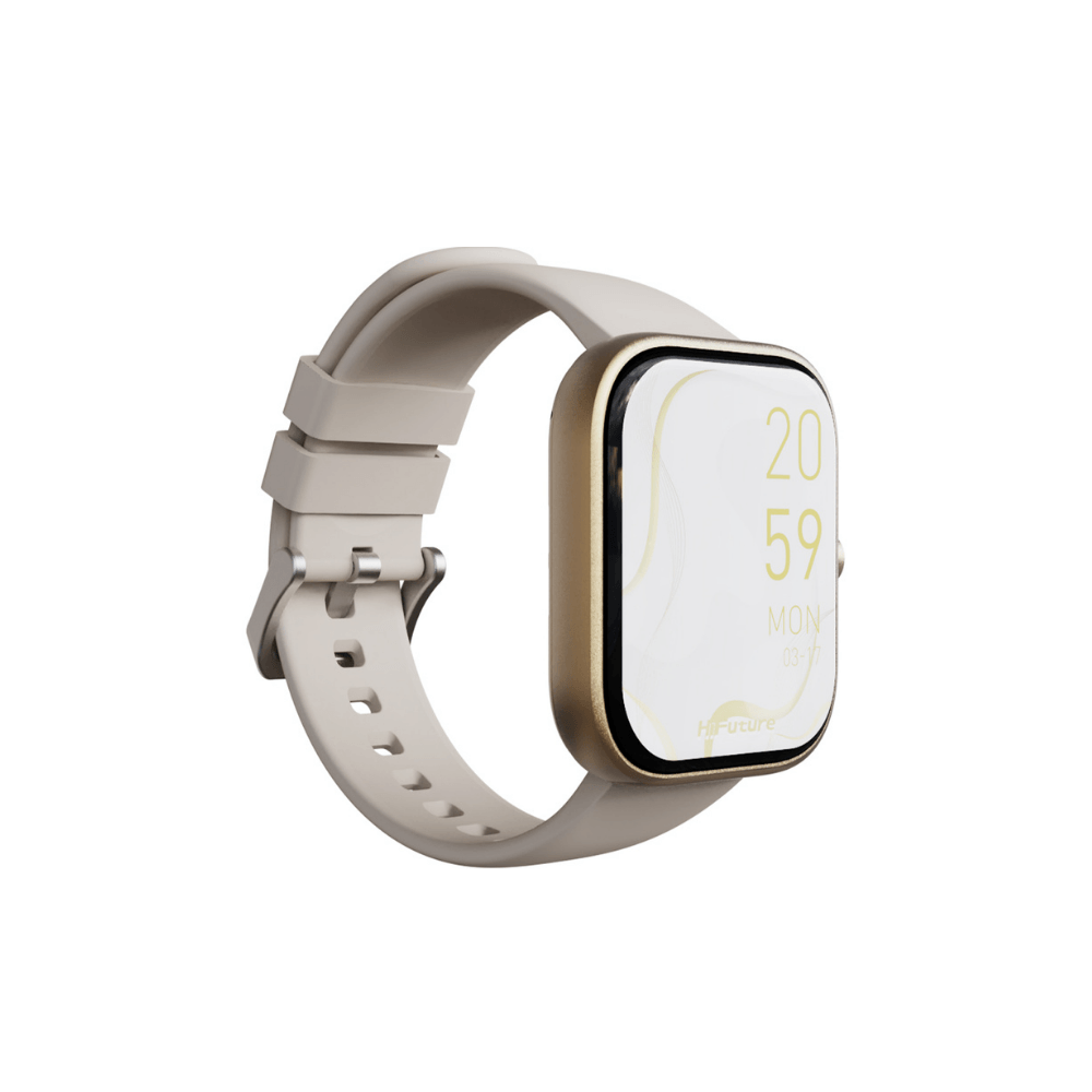 สมาร์ทวอทช์ HIFUTURE LUME หน้าจอ IPS 1.85 นิ้ว สี CHAMPAGNE GOLD