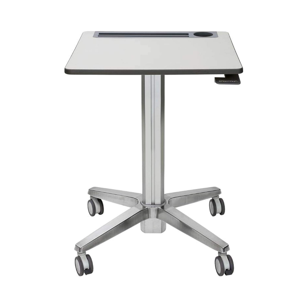 โต๊ะทำงานปรับระดับ ERGOTRON รุ่น LEARNFIT 16 แบบเคลื่อนที่ รองรับน้ำหนัก 6.8 กิโลกรัม สีเทา