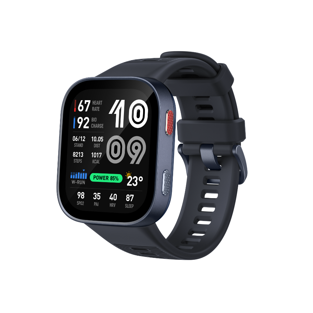 สมาร์ทวอทช์ AMAZFIT BIP MAX หน้าจอ 2.07" AMOLED สี DARK BLUE