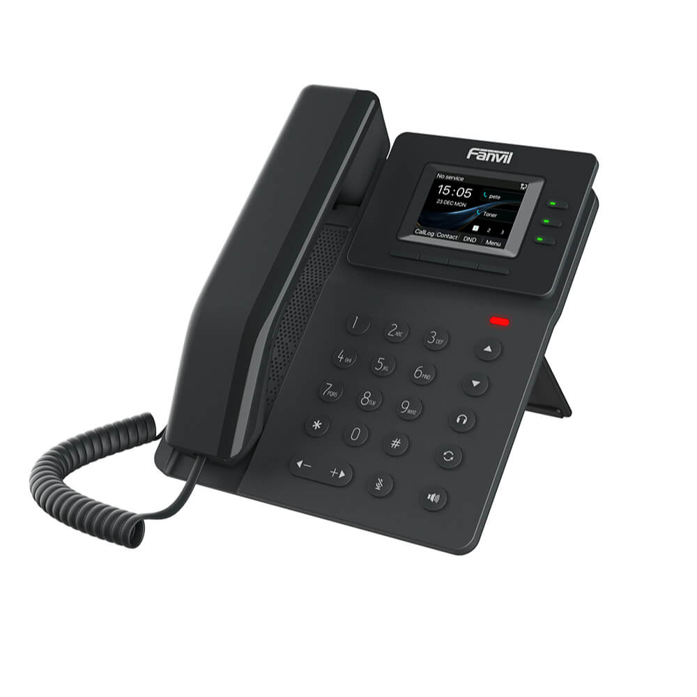 โทรศัพท์สำนักงาน FANVIL FNV-V60P สีดำ (BASIC-LEVEL IP PHONE)_1