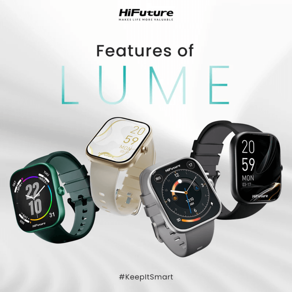 สมาร์ทวอทช์ HIFUTURE LUME หน้าจอ IPS 1.85 นิ้ว สี DARK GREEN