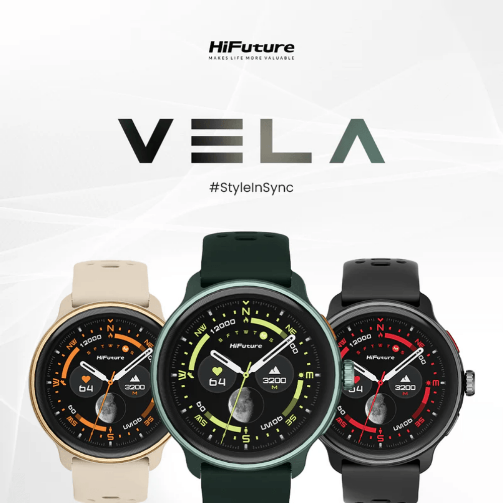 สมาร์ทวอทช์ HIFUTURE VELA มีฟีเจอร์ AI หน้าจอ AMOLED 1.43 นิ้ว สี DARK GREEN