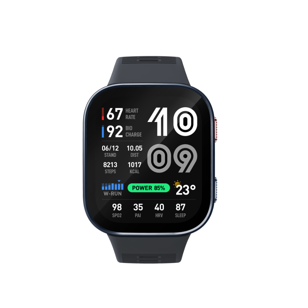 สมาร์ทวอทช์ AMAZFIT BIP MAX หน้าจอ 2.07" AMOLED สี DARK BLUE