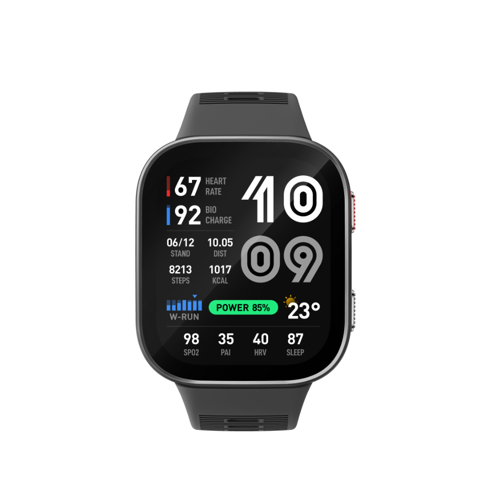 สมาร์ทวอทช์ AMAZFIT BIP MAX หน้าจอ 2.07" AMOLED สี SILVER