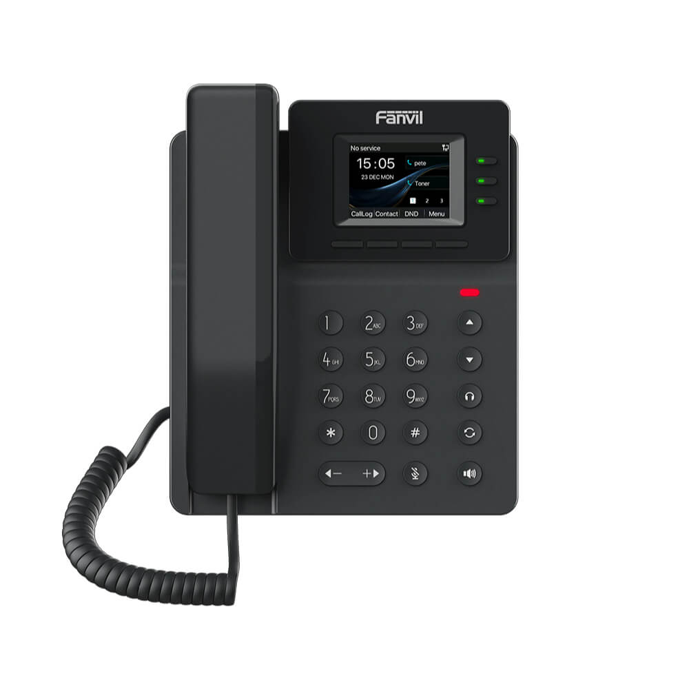 โทรศัพท์สำนักงาน FANVIL FNV-V60P สีดำ (BASIC-LEVEL IP PHONE)_2