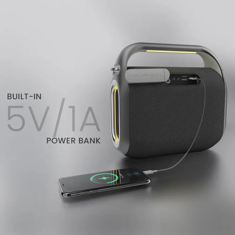 ลำโพงบลูทูธ สำหรับร้องคาราโอเกะ HIFUTURE MUSICBOX 200 สีดำ