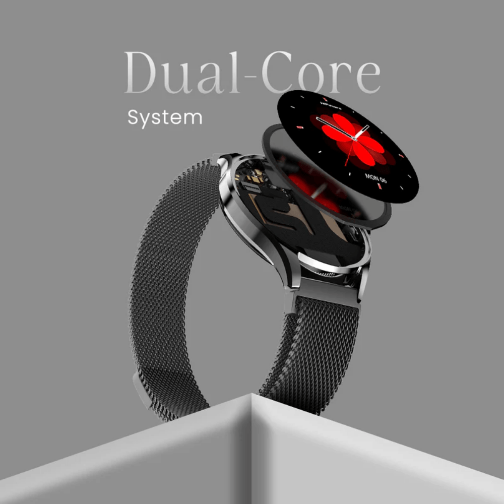 สมาร์ทวอทช์ HIFUTURE AURA 2 หน้าจอ AMOLED 1.32 นิ้ว สี SILVER