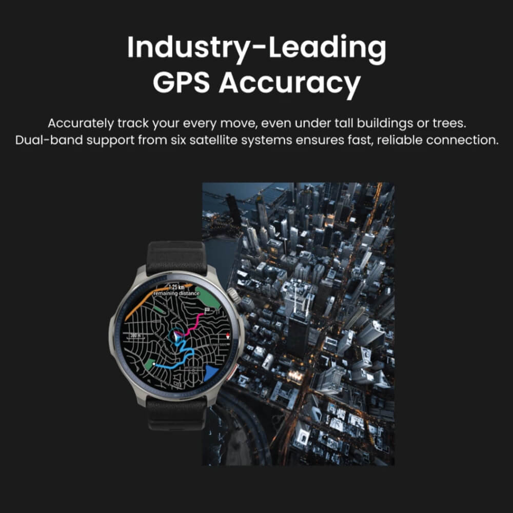 สมาร์ทวอทช์ AMAZFIT BALANCE 2 หน้าจอ 1.5" AMOLED สีดำ