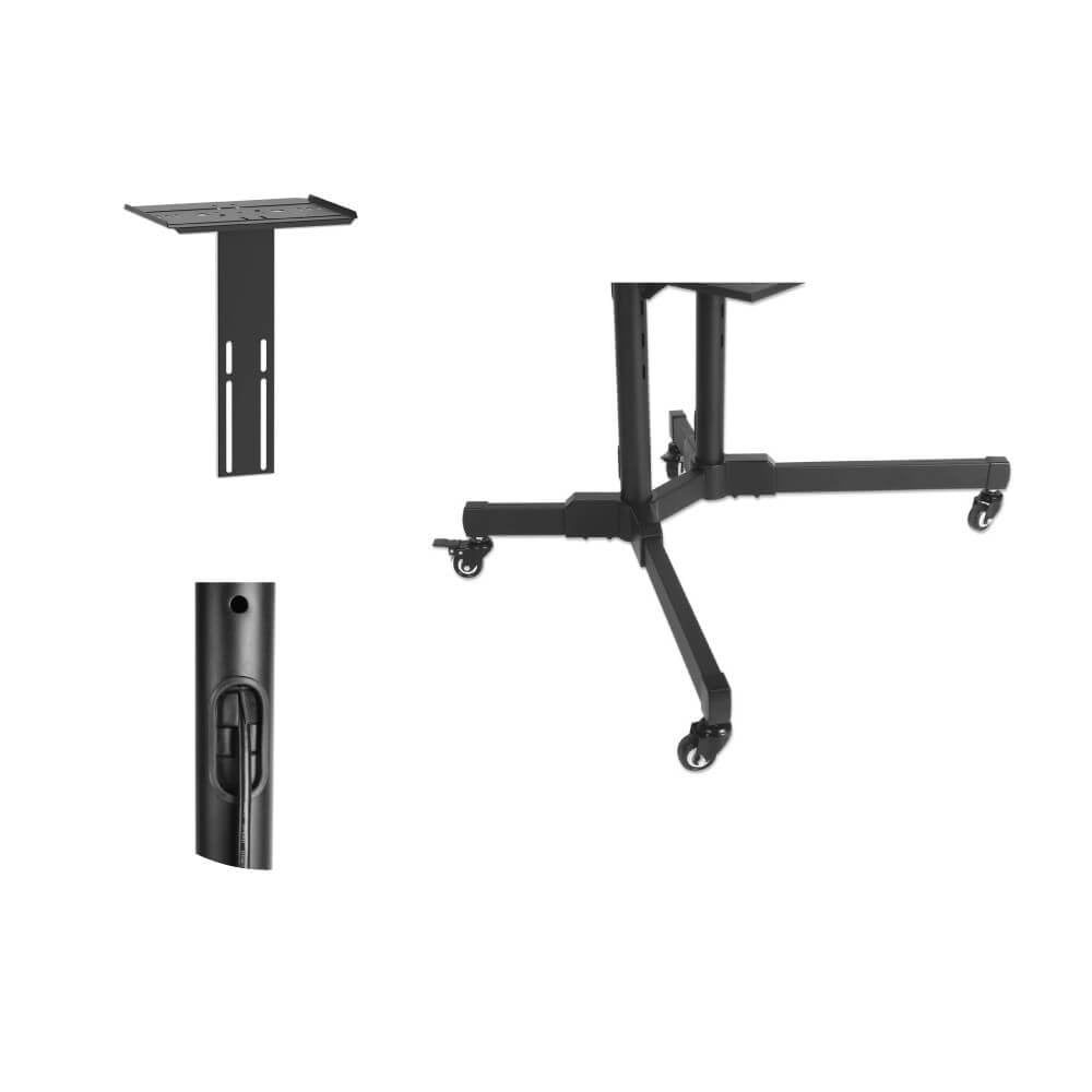 ขาตั้งทีวี MANHATTAN แบบมีล้อเลื่อน รองรับขนาดจอ 37-70 นิ้ว