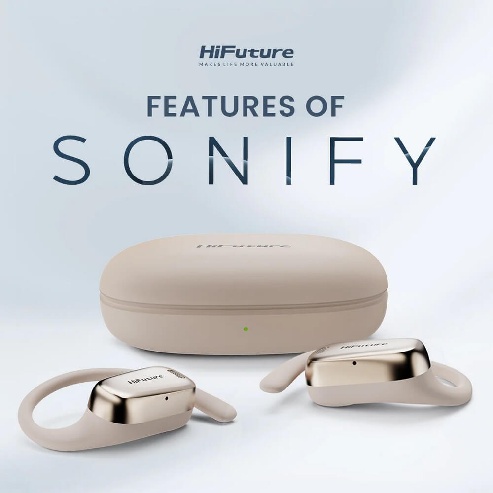 หูฟังไร้สาย HIFUTURE SONIFY สี CHAMPAGNE