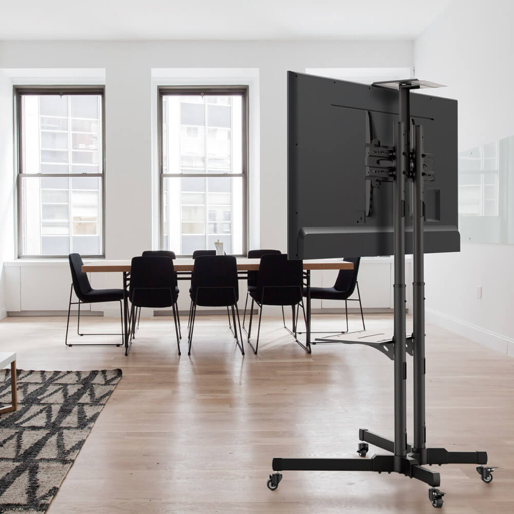 ขาตั้งทีวี MANHATTAN แบบมีล้อเลื่อน รองรับขนาดจอ 37-70 นิ้ว