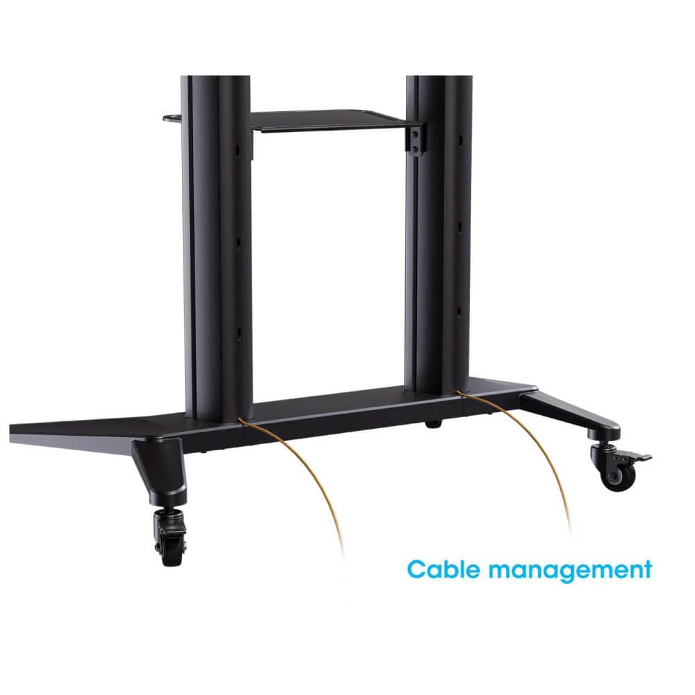 ขาตั้งจอทีวี MANHATTAN แบบมีล้อเลื่อน รองรับขนาดจอ 70-120 นิ้ว