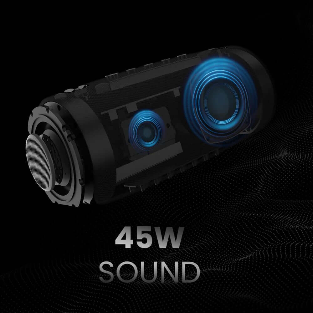 ลำโพงบลูทูธ HIFUTURE GRAVITY BASS ENHANCED EQ 45W สีน้ำเงิน