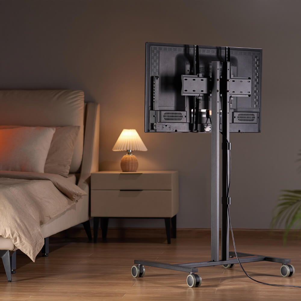 ขาตั้งทีวี MANHATTAN แบบมีล้อเลื่อน รองรับขนาดจอ 34-55 นิ้ว