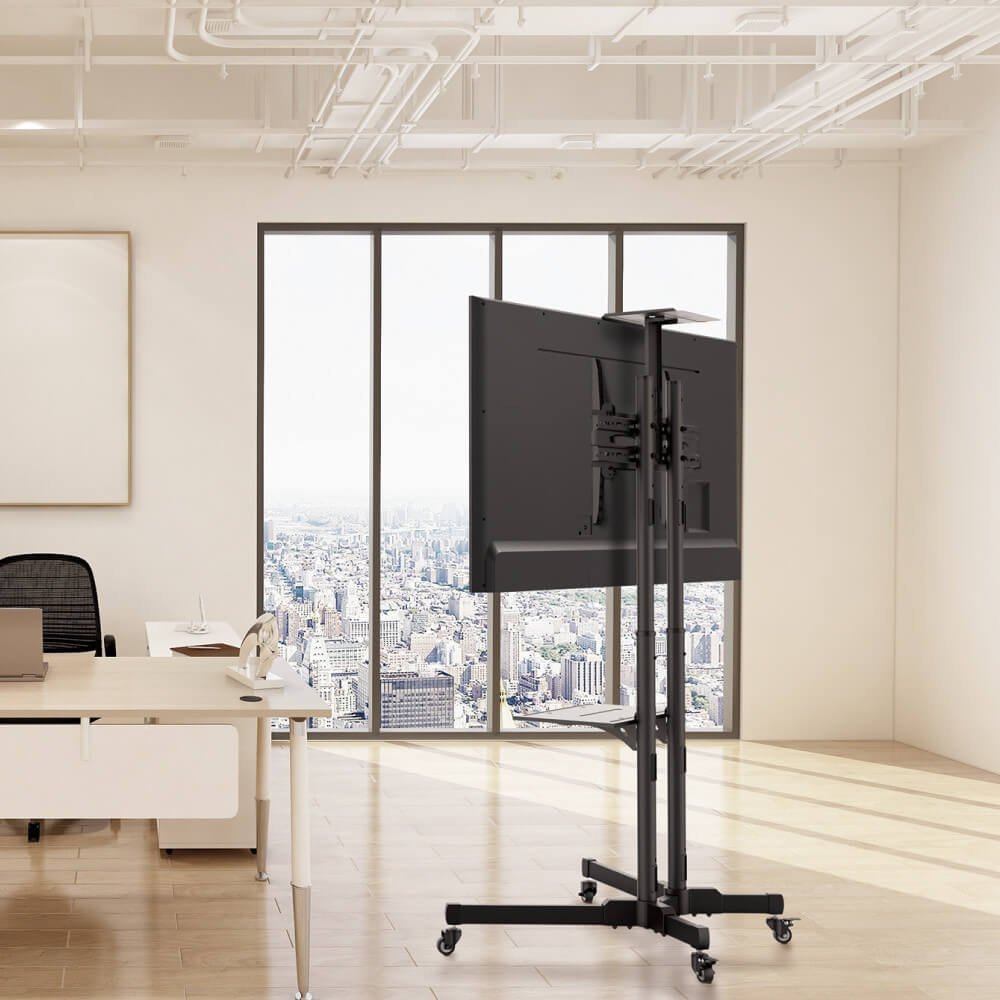 ขาตั้งทีวี MANHATTAN แบบมีล้อเลื่อน รองรับขนาดจอ 37-70 นิ้ว