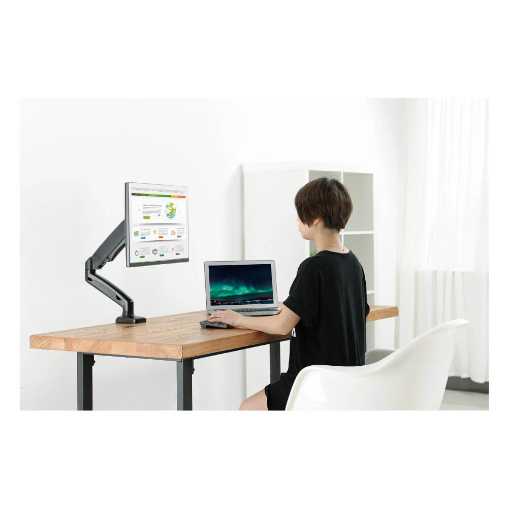 แขนจับจอมอนิเตอร์ MANHATTAN แบบตั้งโต๊ะ รองรับขนาดจอ 17-32 นิ้ว