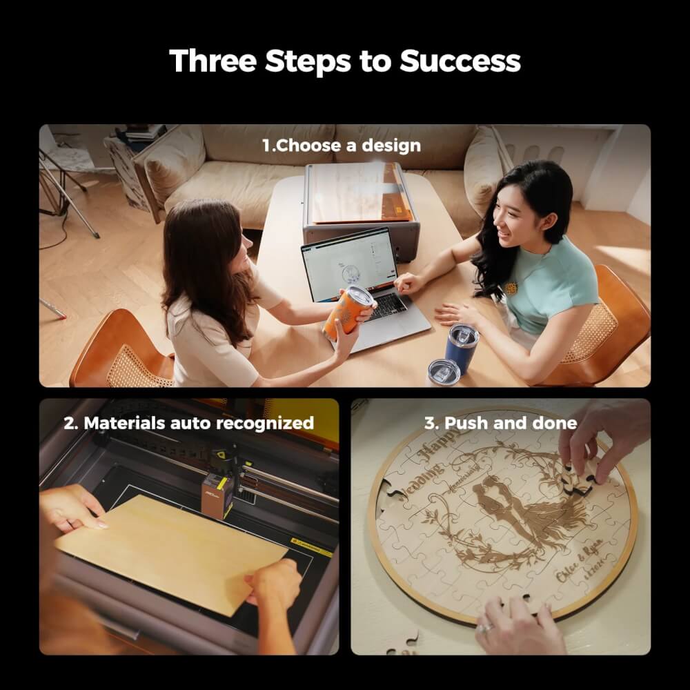 เครื่องปริ้นเลเซอร์และแกะสลัก CREALITY FALCON A1