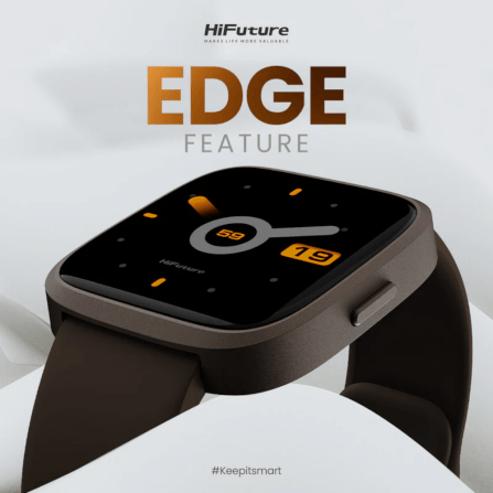 สมาร์ทวอทช์ HIFUTURE EDGE หน้าจอ IPS 1.72 นิ้ว สีดำ_1