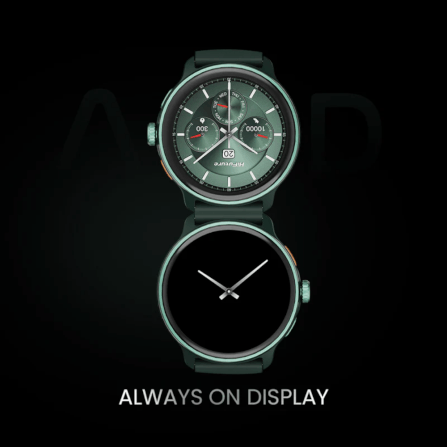 สมาร์ทวอทช์ HIFUTURE VELA มีฟีเจอร์ AI หน้าจอ AMOLED 1.43 นิ้ว สี DARK GREEN_2