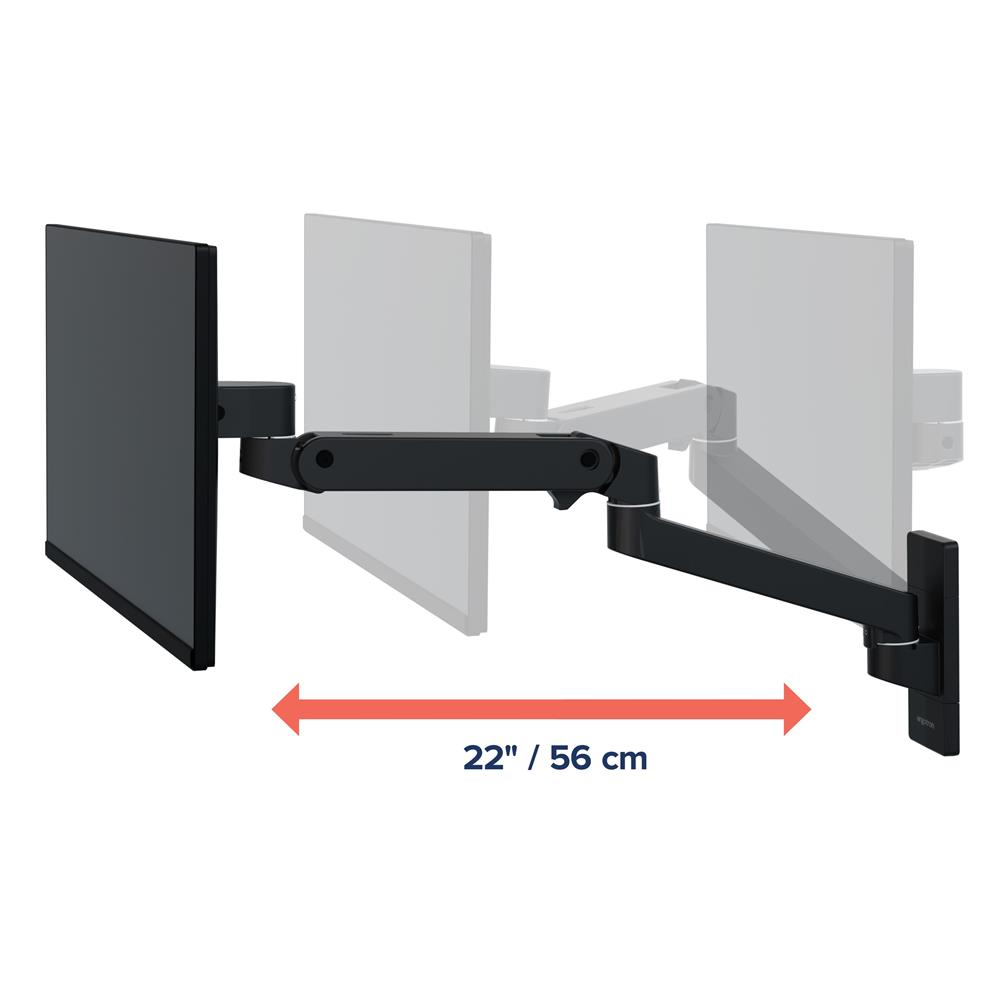 แขนจับจอมอนิเตอร์ ERGOTRON รุ่น LX PRO WALL รองรับจอขนาด 34 นิ้ว สีดำ_2