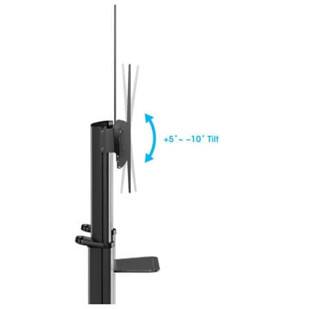 ขาตั้งจอทีวี MANHATTAN แบบมีล้อเลื่อน รองรับขนาดจอ 70-120 นิ้ว_3