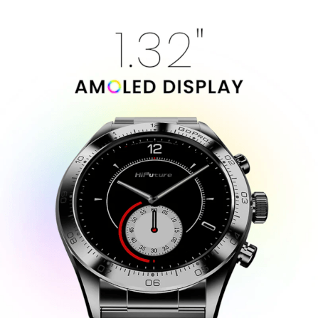 สมาร์ทวอทช์ HIFUTURE GO PRO 2 มีฟีเจอร์ AI หน้าจอ AMOLED 1.32 นิ้ว สี SILVER_3