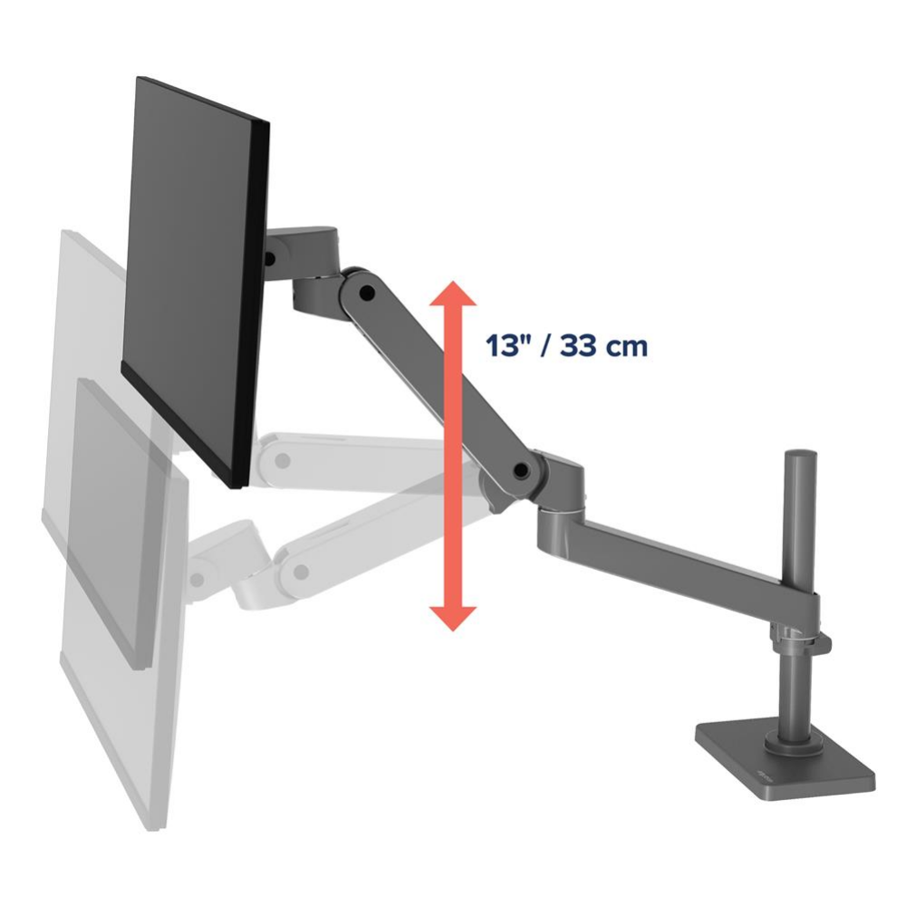 แขนจับจอมอนิเตอร์ ERGOTRON รุ่น LX PRO TALL POLE รองรับจอขนาด 34 นิ้ว สีเทา_3
