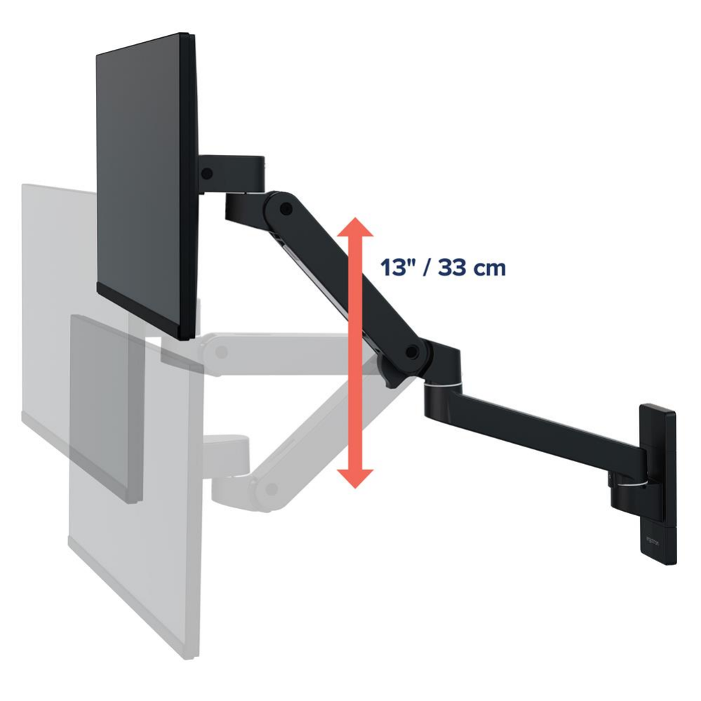 แขนจับจอมอนิเตอร์ ERGOTRON รุ่น LX PRO WALL รองรับจอขนาด 34 นิ้ว สีดำ_3