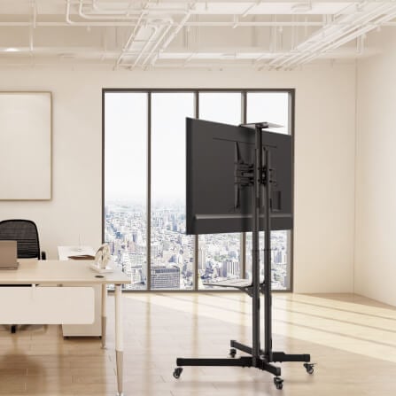 ขาตั้งทีวี MANHATTAN แบบมีล้อเลื่อน รองรับขนาดจอ 37-70 นิ้ว_6