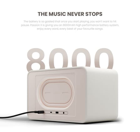 ลำโพงบลูทูธ HIFUTURE PASSION X TWO-WAY FULL-RANGE 100W สีดำ_8