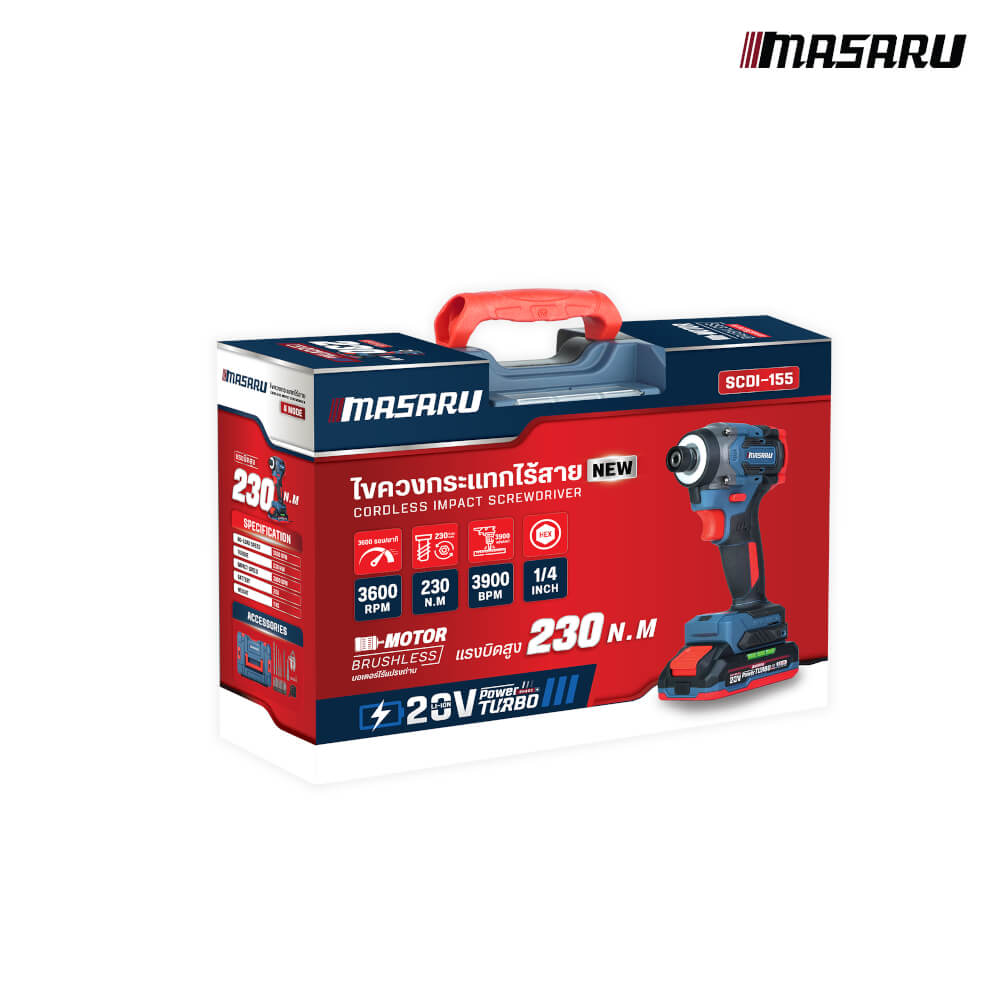 ไขควงกระแทกไร้สาย MASARU รุ่น SCDI-155_8