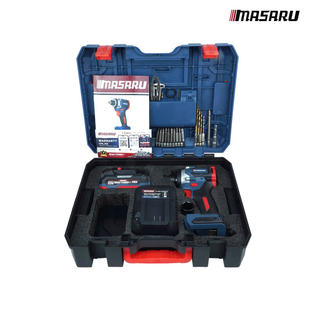 ไขควงกระแทกไร้สาย MASARU รุ่น SCDI-220