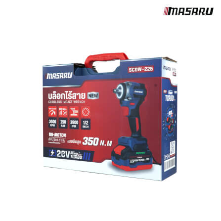 บล็อกกระแทกไร้สาย MASARU รุ่น SCDW-225_9