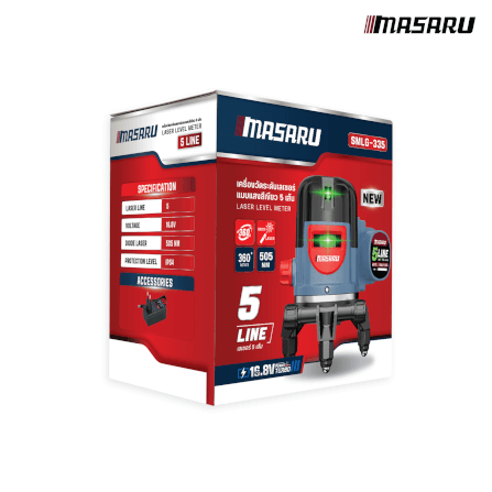 เครื่องวัดระดับเลเซอร์ MASARU รุ่น SMLG-335_7