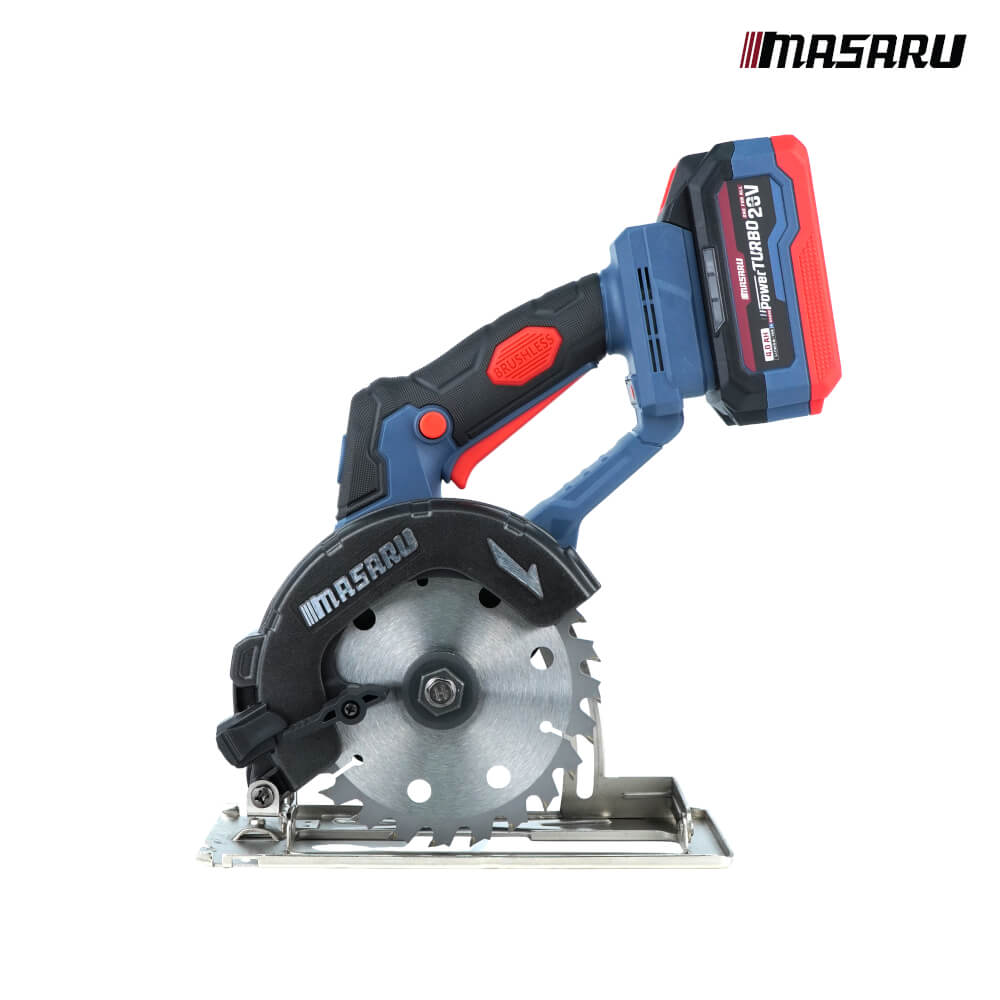 เลื่อยวงเดือนไร้สาย MASARU รุ่น SCSC-400 (พร้อมแบตเตอรี่และแท่นชาร์จ)