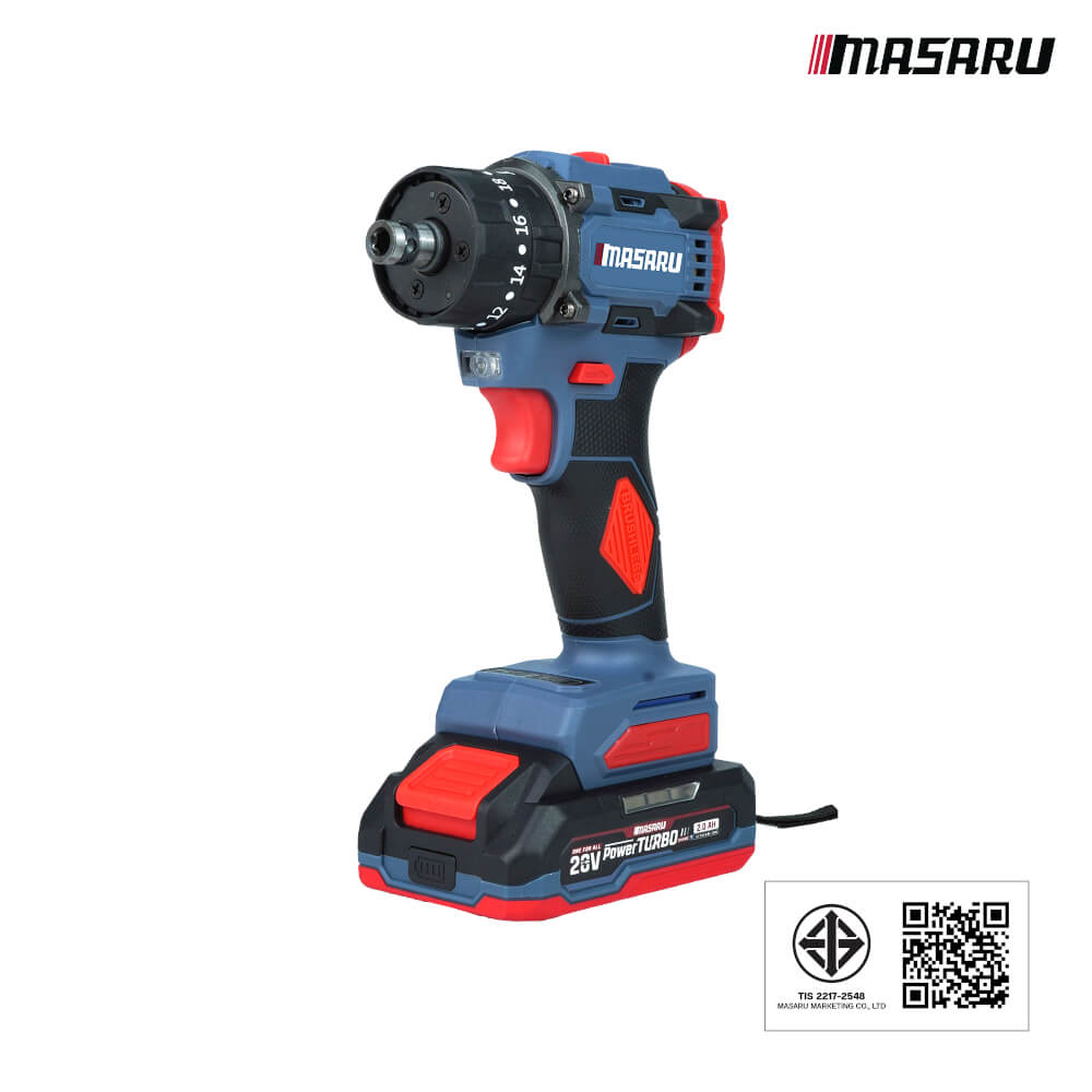 สว่านไขควงคลัตช์กระแทกไร้สาย MASARU รุ่น SCDI-105_10