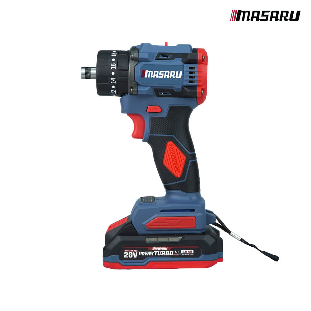 สว่านไขควงคลัตช์กระแทกไร้สาย MASARU รุ่น SCDI-105_2