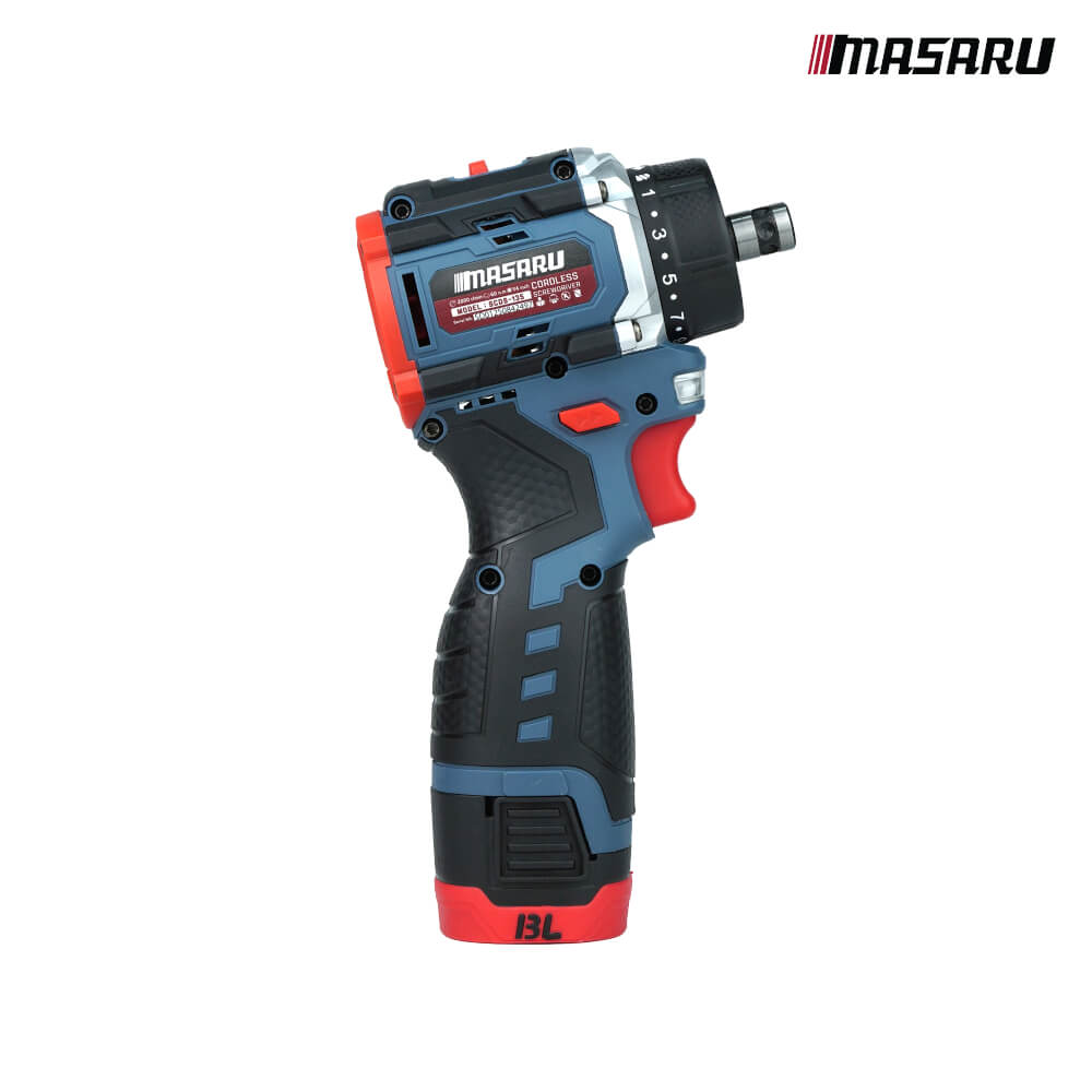 สว่านไขควงคลัตช์กระแทกไร้สาย MASARU รุ่น SCDI-140_2