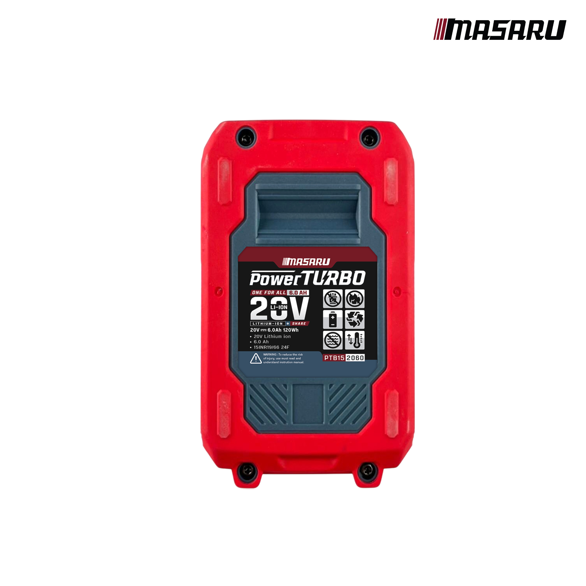 แบตเตอรี่ลิเทียม MASARU PTB15-2060 20 โวลต์