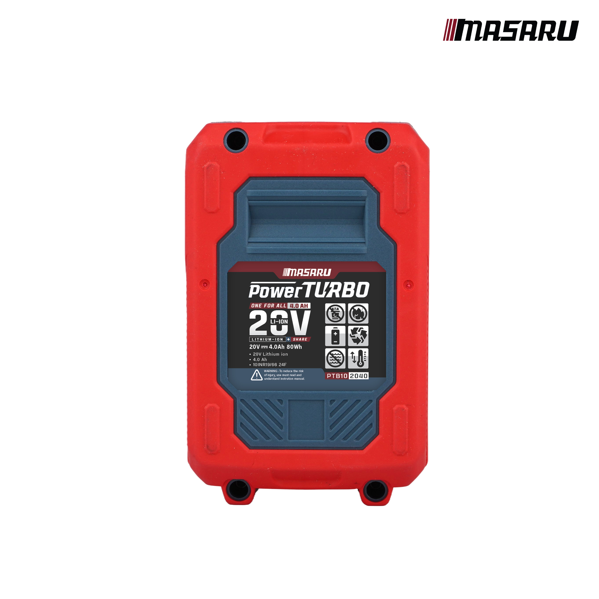 แบตเตอรี่ลิเทียม 20 โวลต์ MASARU  PTB10-2040_5