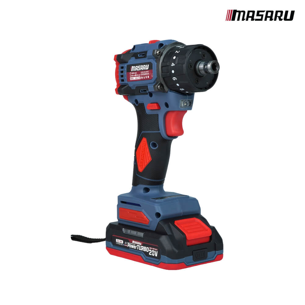 สว่านไขควงคลัตช์กระแทกไร้สาย MASARU รุ่น SCDI-105_6