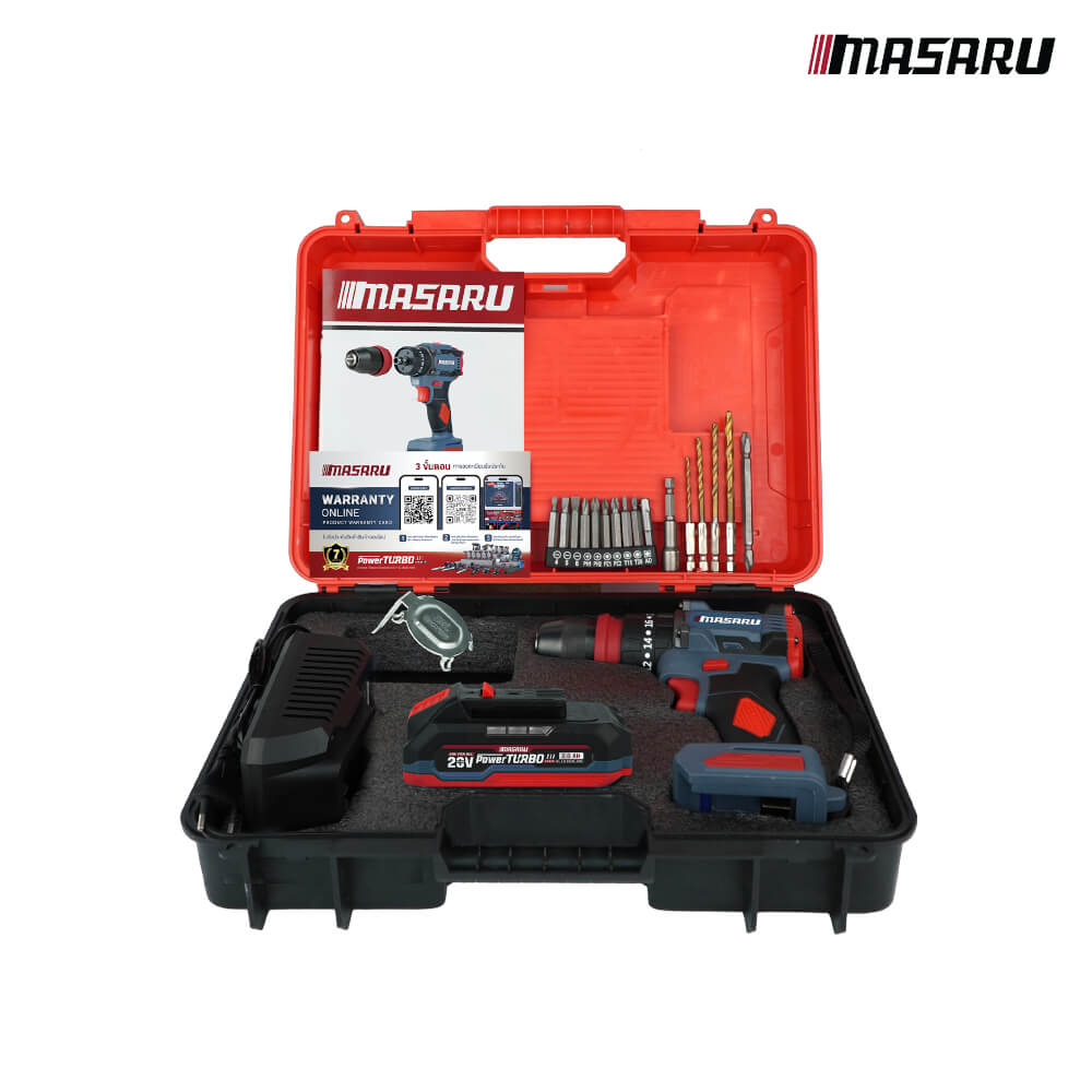 สว่านไขควงคลัตช์กระแทกไร้สาย MASARU รุ่น SCDI-105_9