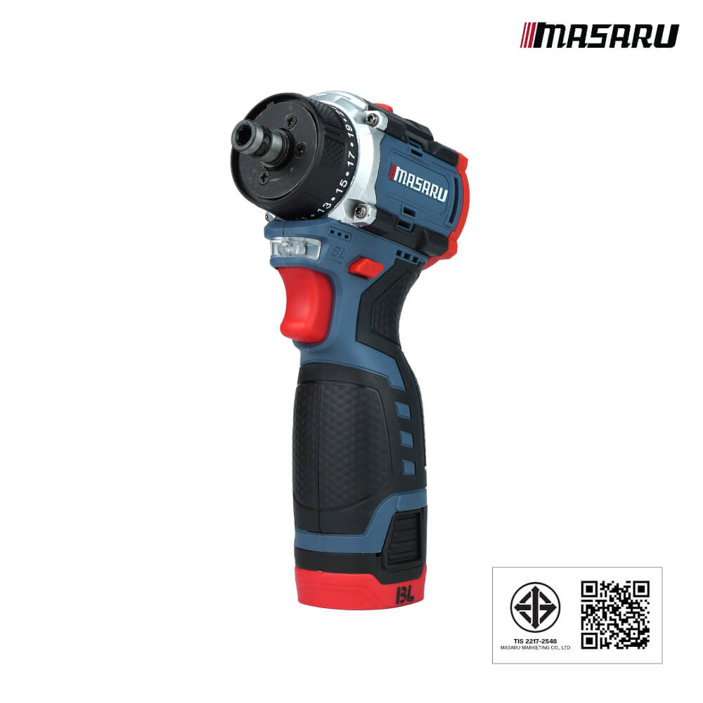 สว่านไขควงคลัตช์กระแทกไร้สาย MASARU รุ่น SCDI-140_9