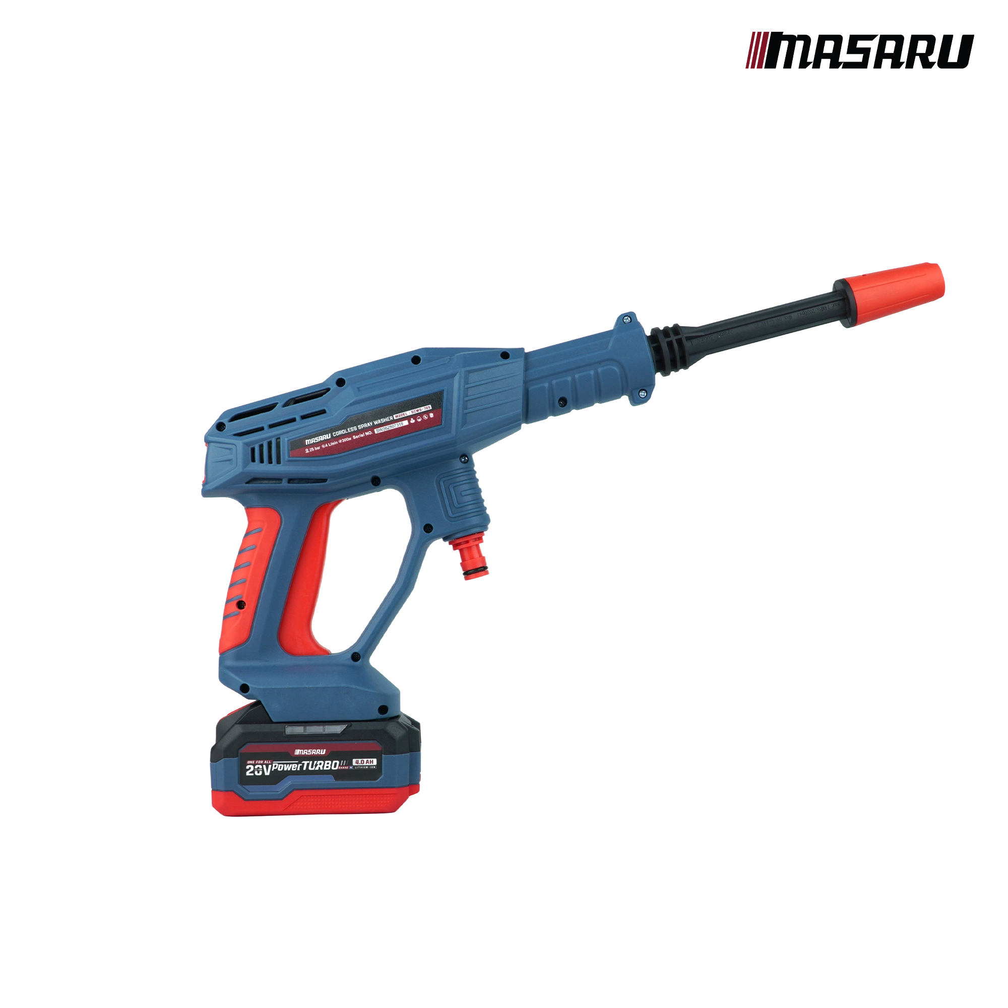 เครื่องฉีดน้ำไร้สาย MASARU  20V รุ่น SCWS-705 (พร้อมแบตเตอรี่)_1
