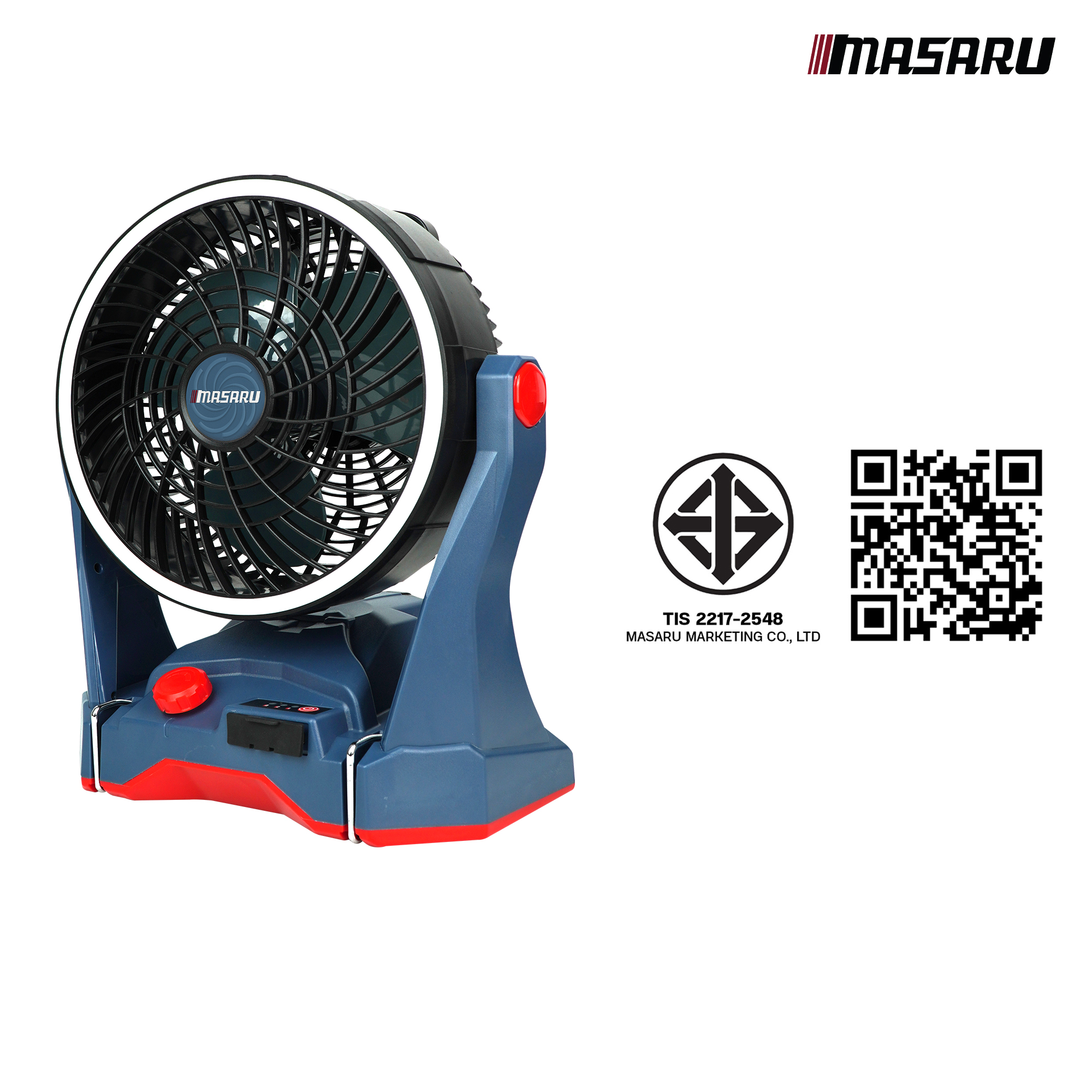 พัดลมไร้สาย MASARU SCFP-910 (พร้อมแบตเตอรี่)_10