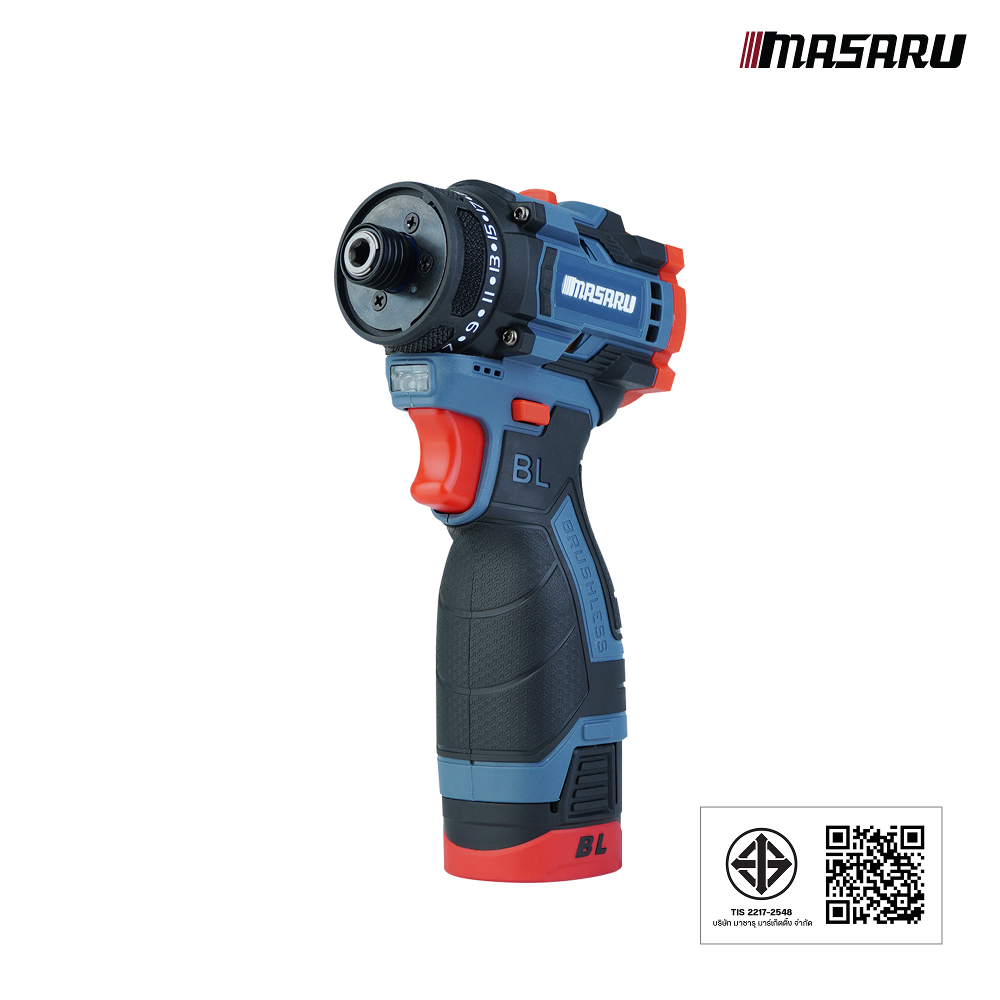 สว่านไขควงคลัตช์ MASARU รุ่น SCDS-180_10