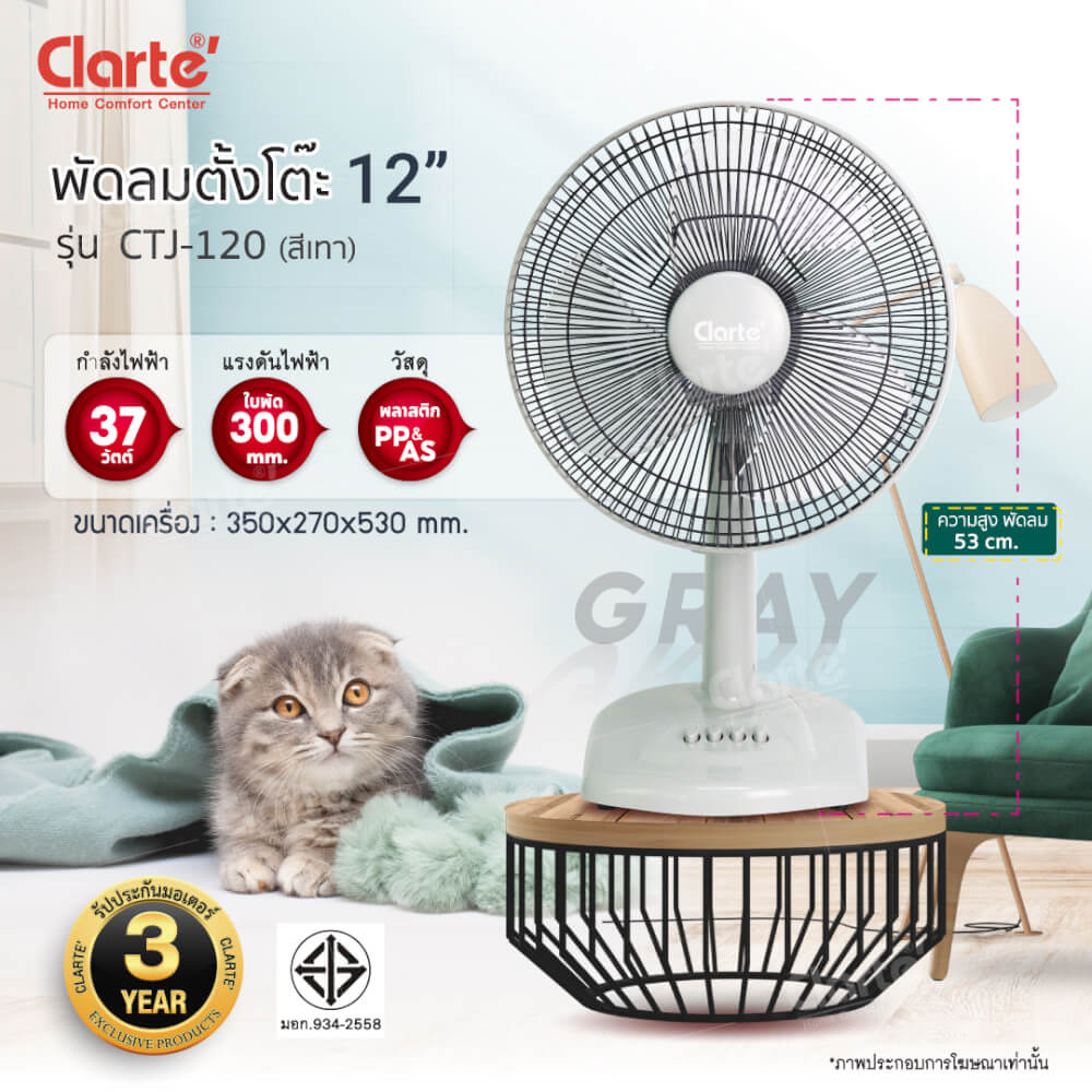 พัดลมตั้งโต๊ะ 12