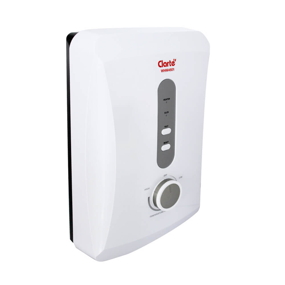 เครื่องทำน้ำอุ่น CLARTE' 4500W รุ่น WHM4501 (ไม่รวมติดตั้ง)_4