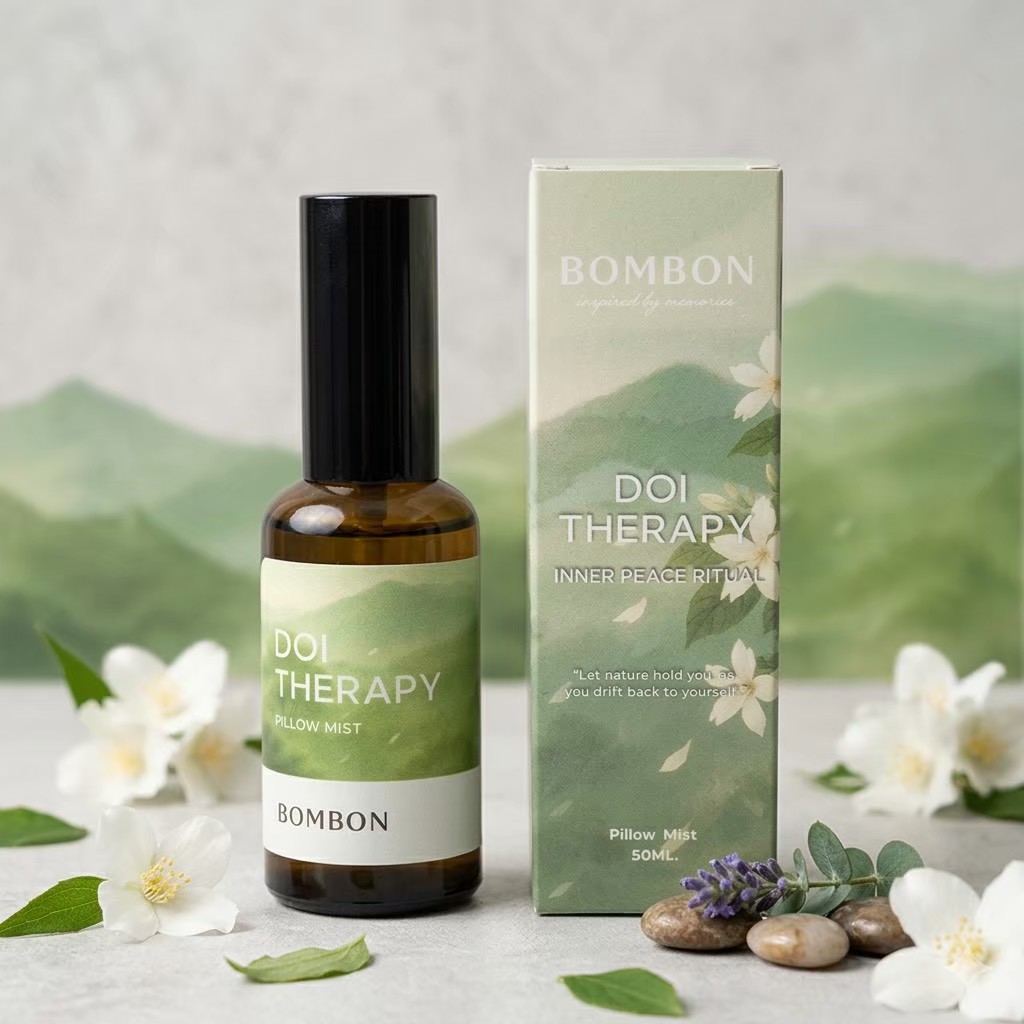 สเปรย์ฉีดหมอน BOMBON 50 มล. กลิ่น Doi Therapy