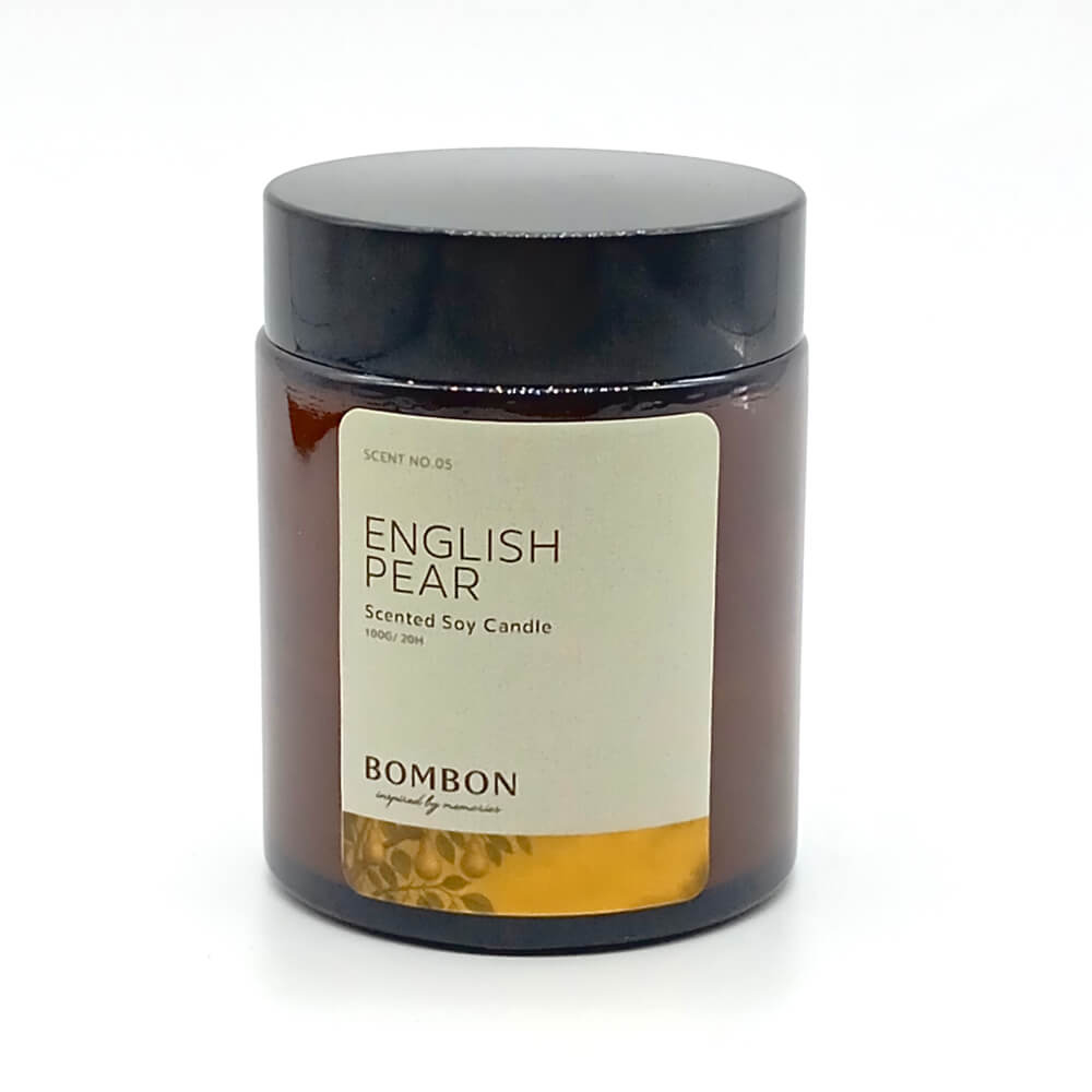 เทียนหอม BOMBON ขนาด 100 มล. กลิ่น ENGLISH PEAR_3